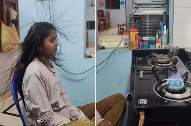 'तौलिया रगड़ा, बाल खड़े और उंगली से जल गई गैस...' वायरल वीडियो देख लोग बोले - 'ये विज्ञान है या जादू?'