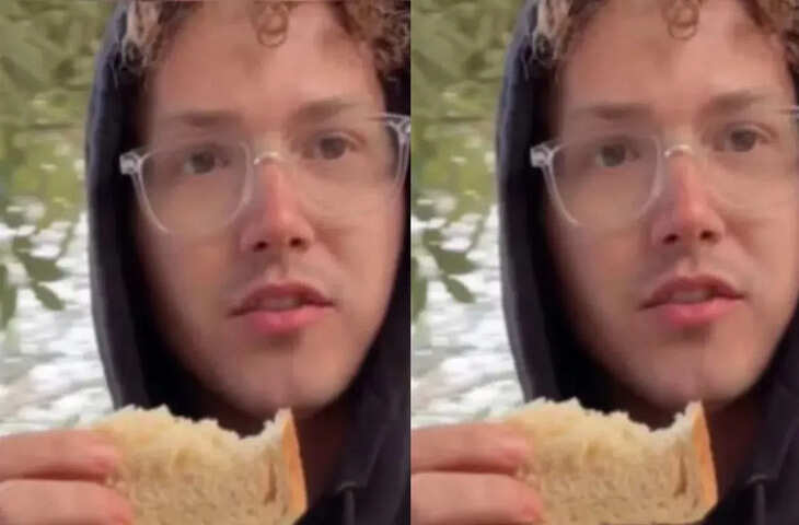 कंपकंपाती सर्दी में विदेशी बंदे को पसंद आया चाय-ब्रेड, खाते ही दिया ऐसा रिएक्शन