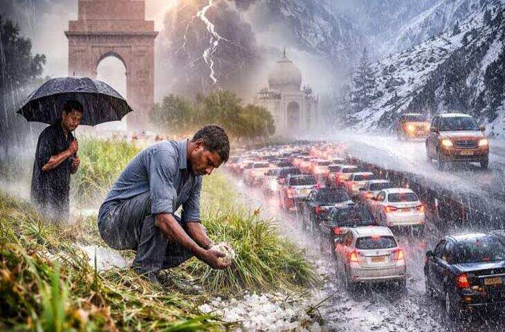 Weather Alert: 23 राज्यों में बारिश और तेज आंधी का खतरा! किसानों की बढ़ सकती है चिंता, जानें दिल्ली-UP-बिहार समेत देशभर का मौसम
