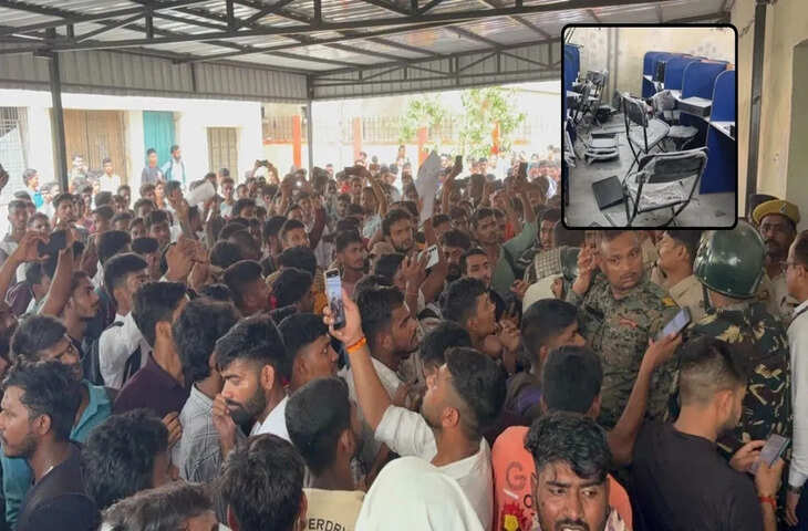 SSC GD परीक्षा में सर्वर फेल होने पर बवाल, छात्रों ने तोड़े कंप्यूटर-कुर्सियां; फुटेज में देंखे प्रयागराज-वाराणसी हाईवे भी जाम