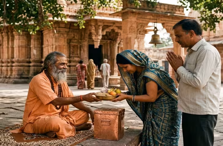 दक्षिणा देते समय कई लोग गलतियां कर देते हैं। शास्त्रों के अनुसार जानें दान और दक्षिणा में अंतर, सही नियम और क्या देना शुभ माना जाता है।