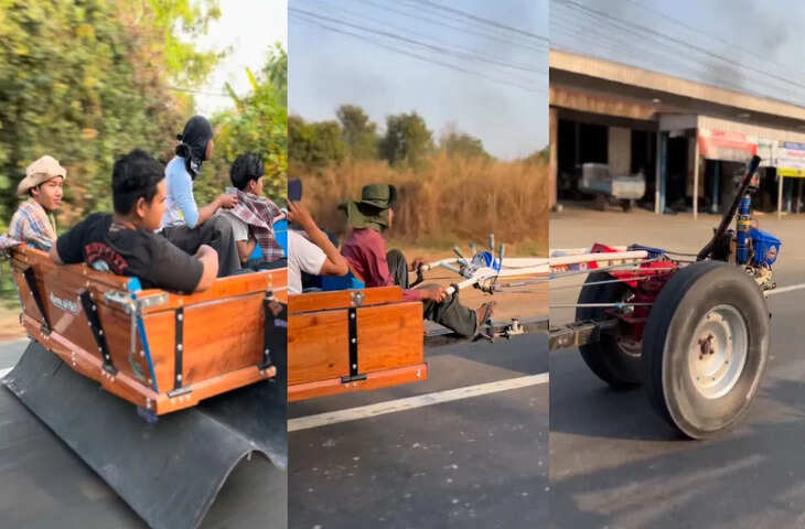 सोशल मीडिया पर वायरल हुआ जुगाड़ वीडियो: &lsquo;घोस्ट राइडर का फैमिली एडिशन