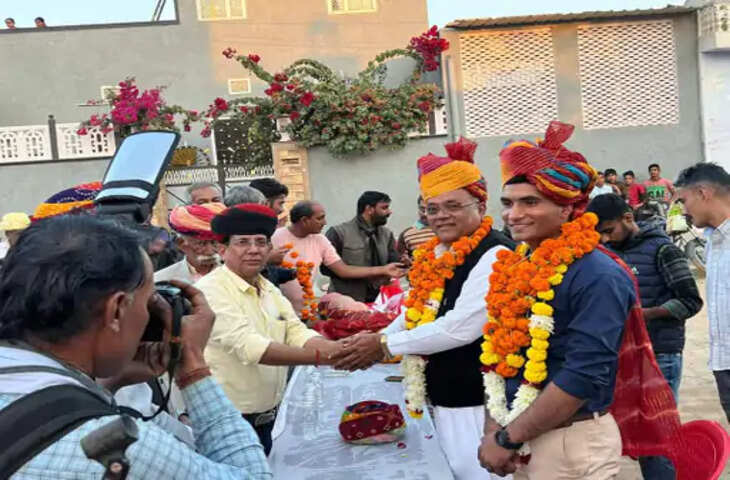Nagaur रायथलिया के दीपेंद्र राठौड़ लेफ्टिनेंट कर्नल बने, ग्रामीणों ने किया स्वागत