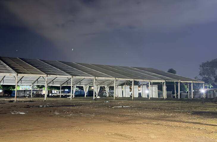 राहुल गांधी के इंदौर दौरे की तैयारियां तेज, 5 एकड़ में तैयार हो रहा हाईटेक वॉटरप्रूफ डोम