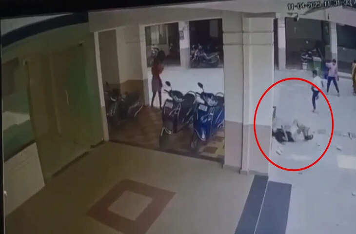 सोसायटी की बालकनी से गिरा गमला, नीचे खेल रहे बच्चे की मौत, CCTV में कैद हुई घटना