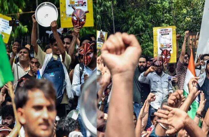 जंतर-मंतर प्रदर्शन में यशस्वी राजे का बयान: शिक्षा मंत्री बदलने की मांग को लेकर उठाए सवाल, प्रह्लाद जोशी के नाम पर भी जताई आपत्ति