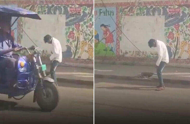 सड़क पर अचानक स्थिर हुआ युवक, न हिला न बोला क्या जौम्बी ड्रग का असर, वायरल वीडियो देख काँपे लोग&nbsp;