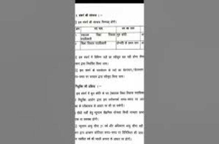 सहायक शिक्षा विकास पदाधिकारी की नियुक्ति सीधी भर्ती से की जायेगी