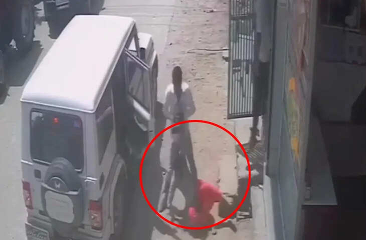 राजस्थान में युवती का सरेआम अपहरण, कुछ दिन पहले हुई थी लव मैरिज, घटना CCTV में कैद