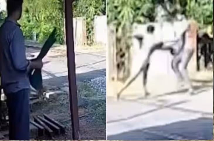 ट्रेन आने से कुछ सेकंड पहले गेटकीपर ने दिखाई बहादुरी, बाल-बाल बची शख्स की जान, वीडियो देख काँप जाएगी रूह ​​​​​​​