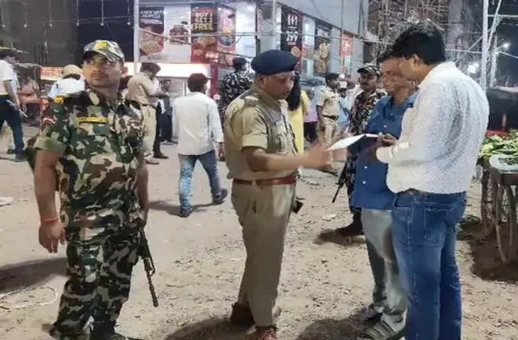 वैशाली में शांतिपूर्ण माहौल में मनाई जा रही दुर्गा पूजा, सुरक्षा को लेकर प्रशासन अलर्ट