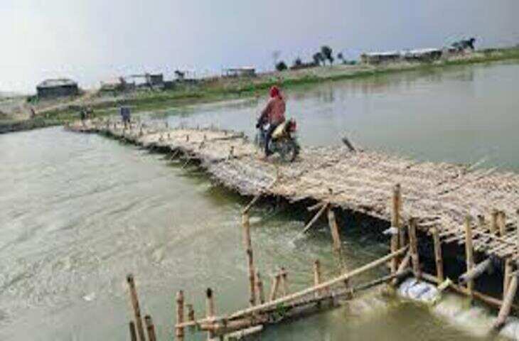 Viral Video: बांस-बल्ली पुल पर ई-रिक्शा दौड़ता देख यूजर्स का दिल कांपा, बोले- &lsquo;वेलकम टू बिहार