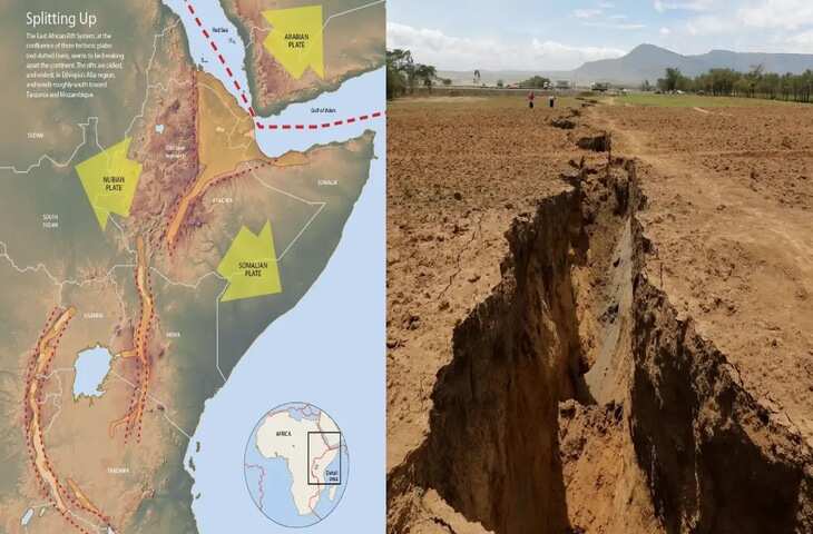 Africa Splitting: अफ्रीका में भूगर्भीय हलचल तेज दो हिस्सों में बंट रहा महाद्वीप,&nbsp;दरार ने बढ़ाई वैज्ञानिकों की चिंता
