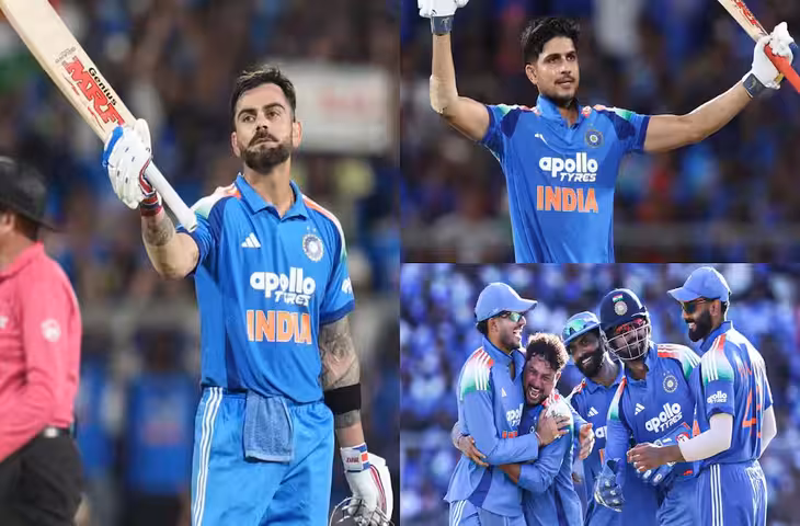 India vs West Indies 1st ODI: विराट-गिल के शतकों से जीता भारत, वेस्टइंडीज को 8 विकेट से हराकर सीरीज में बनाई बढ़त