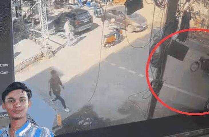 जयपुर में तेज रफ्तार XUV का कहर, फुटेज में देंखे पंचर बना रहे 22 वर्षीय युवक को कुचला; मौके पर मौत