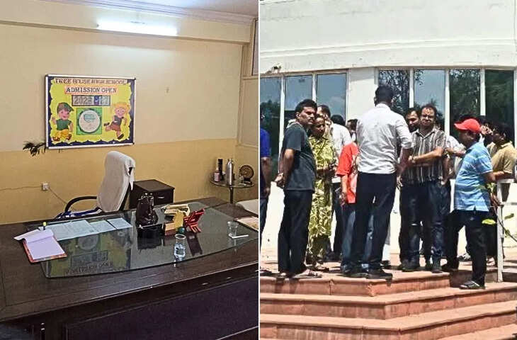 जयपुर के श्याम नगर में प्राइवेट स्कूल पर हंगामाः फीस वसूलकर संचालक के फरार होने का आरोप