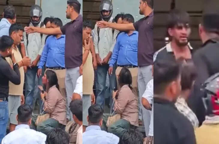 बॉयफ्रेंड संग जूडियो में शॉपिंग कर रही महिला, पति ने रंगे हाथों पकड़कर किया हंगामा, वीडियो वायरल