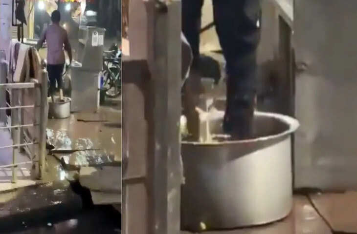गाजियाबाद के लोनी में फूड सेफ्टी पर उठे सवाल, चाट भंडार का वीडियो वायरल