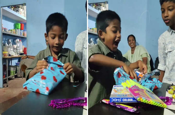 5 साल के बच्चे का सादगी भरा बर्थडे गिफ्ट, मासूम खुशी ने जीता दिल