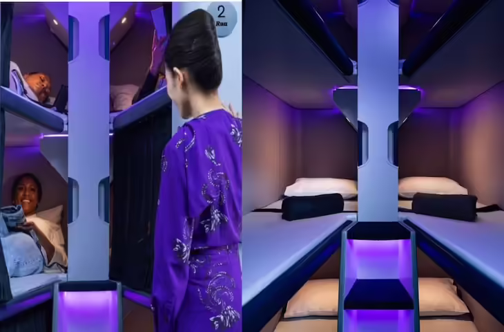 एयर ट्रैवल में नई सुविधा फ्लाइट में मिलेगा आरामदायक बेड, जानें 4 घंटे की बुकिंग का खर्च और नियम&nbsp;