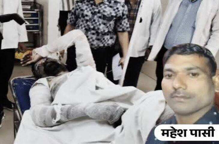 कानपुर में पत्नी से परेशान युवक ने थाने के गेट पर लगाई खुद को आग, इंसाफ की गुहार के बीच मचा हड़कंप