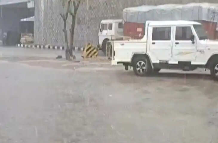 राजस्थान में मौसम का बदला मिजाज, कई इलाकों में झमाझम बारिश से तापमान में गिरावट