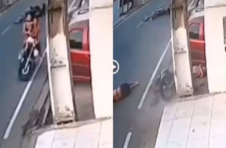 Video Viral: बाइक खंभे से टकराई तो हवा में उछल गई सवार लड़की, Viral Video देख दहल जाएगा कलेजा 