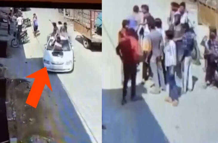 बागपत में होली के दिन फिल्मी अंदाज में हमला, दबंगों का वीडियो सोशल मीडिया पर वायरल