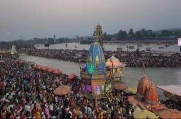 गंगा दशहरा पर हरिद्वार में उमड़ा आस्था का सैलाब, फुटेज में देंखे हरकी पैड़ी पर तड़के 3 बजे से श्रद्धालुओं की भारी भीड़