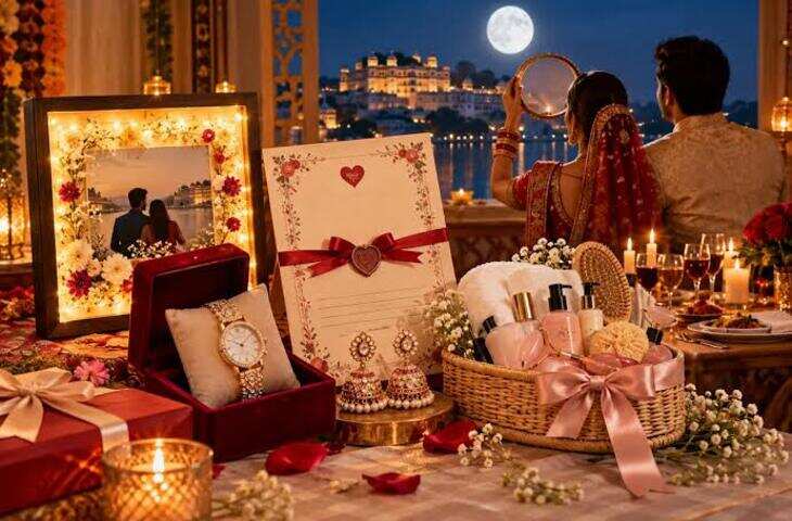 Karwa Chauth 2026: करवा चौथ पर वाइफ को दें ये 5 सरप्राइज गिफ्ट्स, देखते ही चेहरे पर आ जाएगी प्यारी मुस्कान