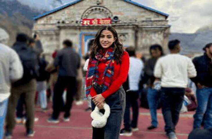 Sara Ali Khan: सारा अली खान ने गुपचुप किए केदारनाथ के दर्शन, वीडियो में जाने बर्फबारी के बीच आधे घंटे लाइन में रहीं