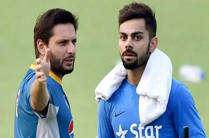 Shahid Afridi Virat Kohli
