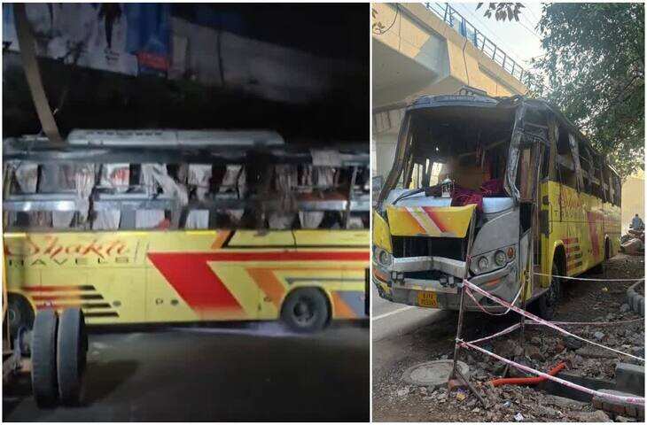 करोल बाग में चीख-पुकार! Jhandewalan Temple के पास पलटी डबल डेकर बस, 2 लोगों की मौके पर ही मौत