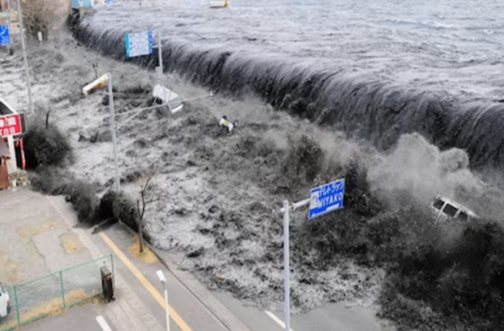 सुनामी ऐसे मचाती है तबाही, पलभर में खत्म हो गया सबकुछ, देखें खौफनाक नजारा