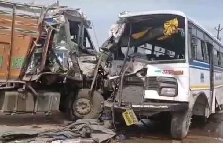 टोंक में रोडवेज बस और टैक्सी की भीषण टक्कर, ड्राइवर की मौत; साटोंक में रोडवेज बस और टैक्सी की भीषण टक्कर, ड्राइवर की मौत; सात यात्री गंभीर घायलत यात्री गंभीर घायल