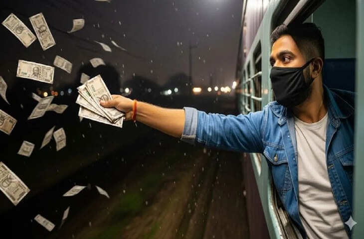 बरेली में चलती ट्रेन से अनाचक गिरने लगे 500-500 के नोट, टॉर्च लेकर पहुंची भीड़… रातभर पैसे उठाते रहे लोग