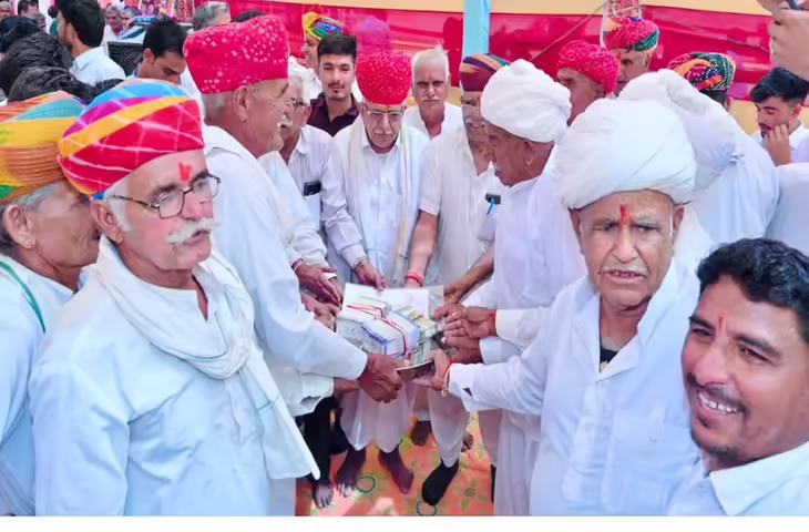 नागौर में ऐतिहासिक मायरा: चार भाइयों ने बहन को एक पल में बनाया करोड़पति, 1.5 करोड़ से अधिक की भव्य रस्म