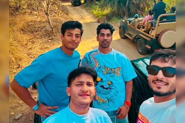 बाघों की निहारने रणथंभौर नेशनल पार्क पहुंचे पंजाब किंग्स के खिलाड़ी, देखें प्लयेर्स का अनोखा अंदाज