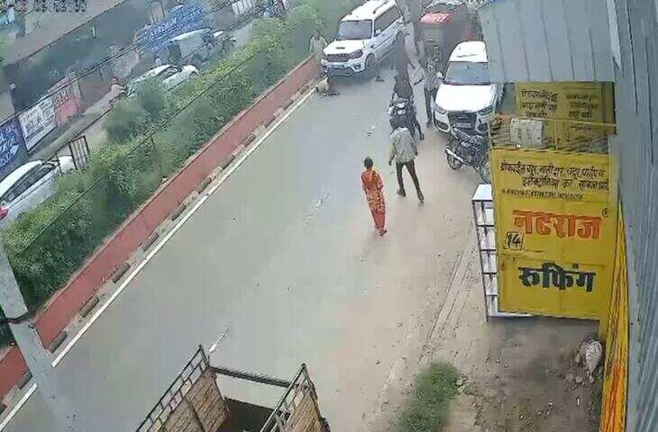 वीडियो में देखें जयपुर में युवक पर जानलेवा हमला, कार आगे लगाकर स्कॉर्पियो रुकवाकर बदमाशों ने की लूट