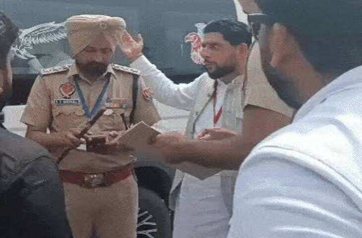 PM मोदी के पंजाब दौरे के बाद विवाद: पोस्टर फाड़ने का आरोप, फुटेज में देंखे VIP पास विवाद में भिड़े BJP नेता; स्टेज के पास पहुंचा आवारा कुत्ता