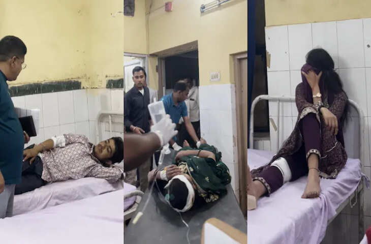 जयपुर ग्रामीण में भात जुलूस पर कार की चपेट, 16 लोग घायल