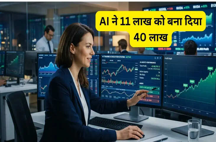AI ट्रेडिंग ने किया कमाल: सोते हुए ही ट्रेडर के 11 लाख को बना दिया 40 लाजानिए पूरी डिटेल&nbsp;