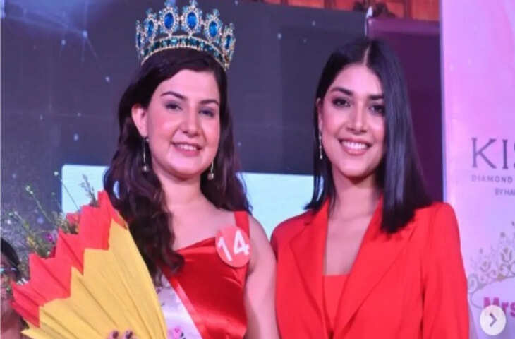 भाजपा विधायक विशाल प्रशांत की पत्नी ऐश्वर्या राज ने मिसेज बिहार 2025 का खिताब जीता, कहा &lsquo;अपने सपने को जी रही हूं&rsquo;