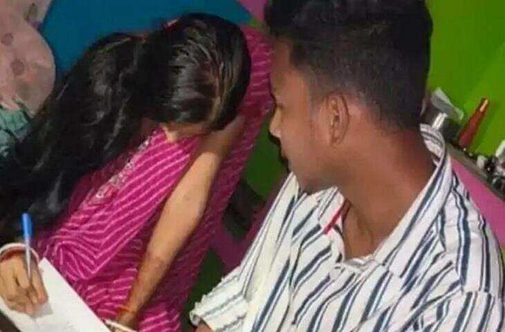 पति गया था कमाने, पत्नी ने बुला लिया प्रेमी, सास-ससुर ने रंगेहाथों पकड़ा और करवा दी शादी