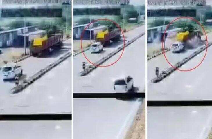 गुजरात में भीषण सड़क हादसा, बोलेरो ट्रेलर में जा घुसी; फुटेज में देंखे 7 लोगों की मौत, अलंग शिपयार्ड जा रहे थे सभी