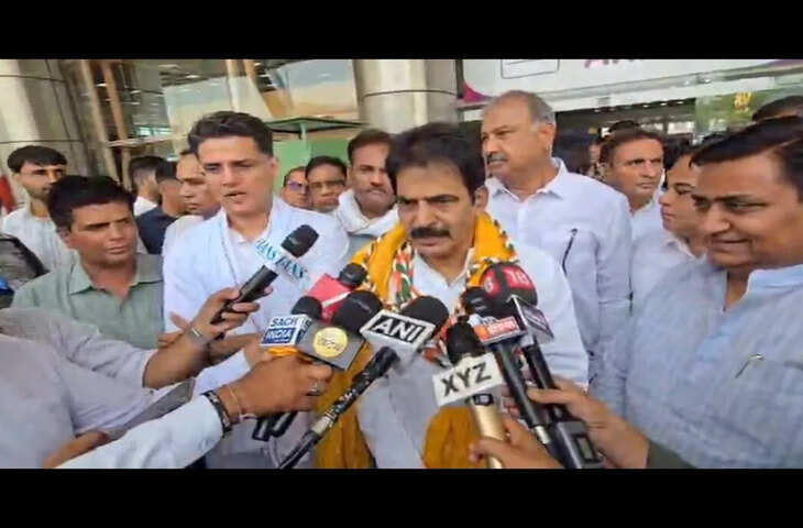जयपुर एयरपोर्ट पर कांग्रेस नेताओं का केंद्र सरकार पर हमला, कई मुद्दों पर घेरा