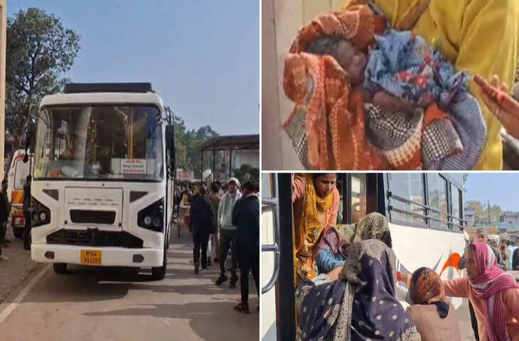 एंबुलेंस नहीं मिली तो बस में चढ़ी गर्भवती, दर्द के बाद महिला यात्रियों ने कराया प्रसव, चलती गाड़ी में गूंजी किलकारी