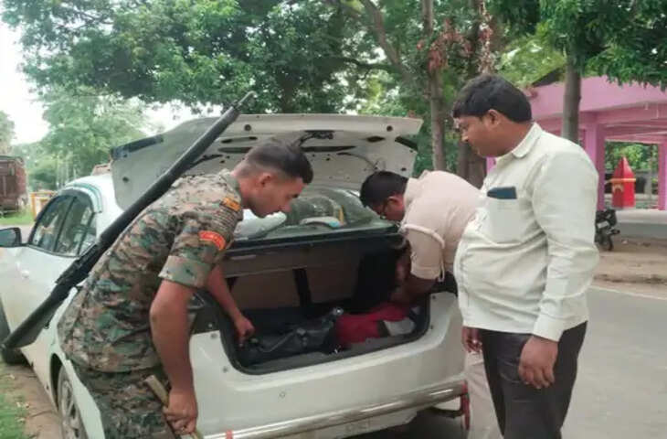 नालंदा में सड़क सुरक्षा को लेकर पुलिस का अभियान, रहुई थाना के पास वाहनों की हुई सघन जांच