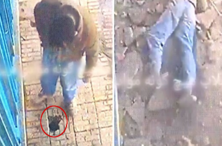 शख्स ने सिगरेट पीकर जैसे ही फेंकी सीवर में, हुआ भयानक विस्फोट, देखिए फिर क्या हुआ