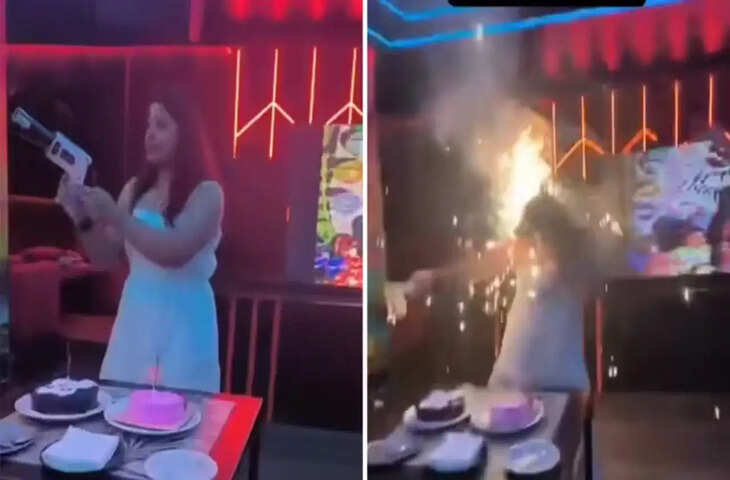  केक कटने से पहले हुआ धमाका, सेलिब्रेशन पड़ा भारी, फायर गन ब्लास्ट में जले लड़की के बाल और गर्दन